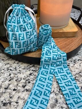 Fendi Head Scarf, Fendi Twilly, Fendi Accessory